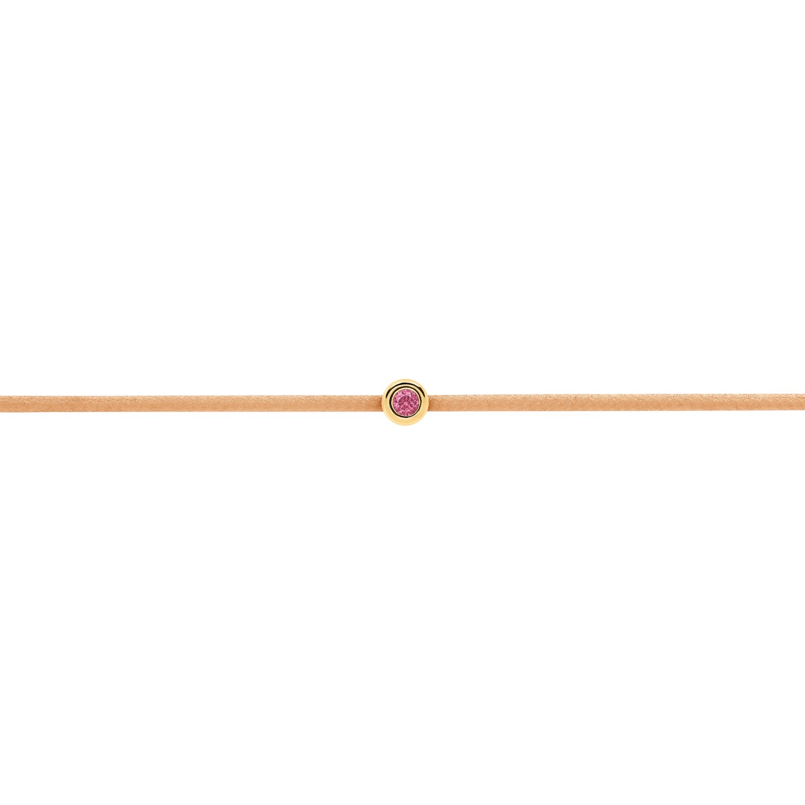 Pink Sapphire Sand String Bracelet