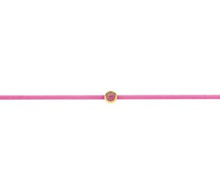 Pink Sapphire Pink String Bracelet