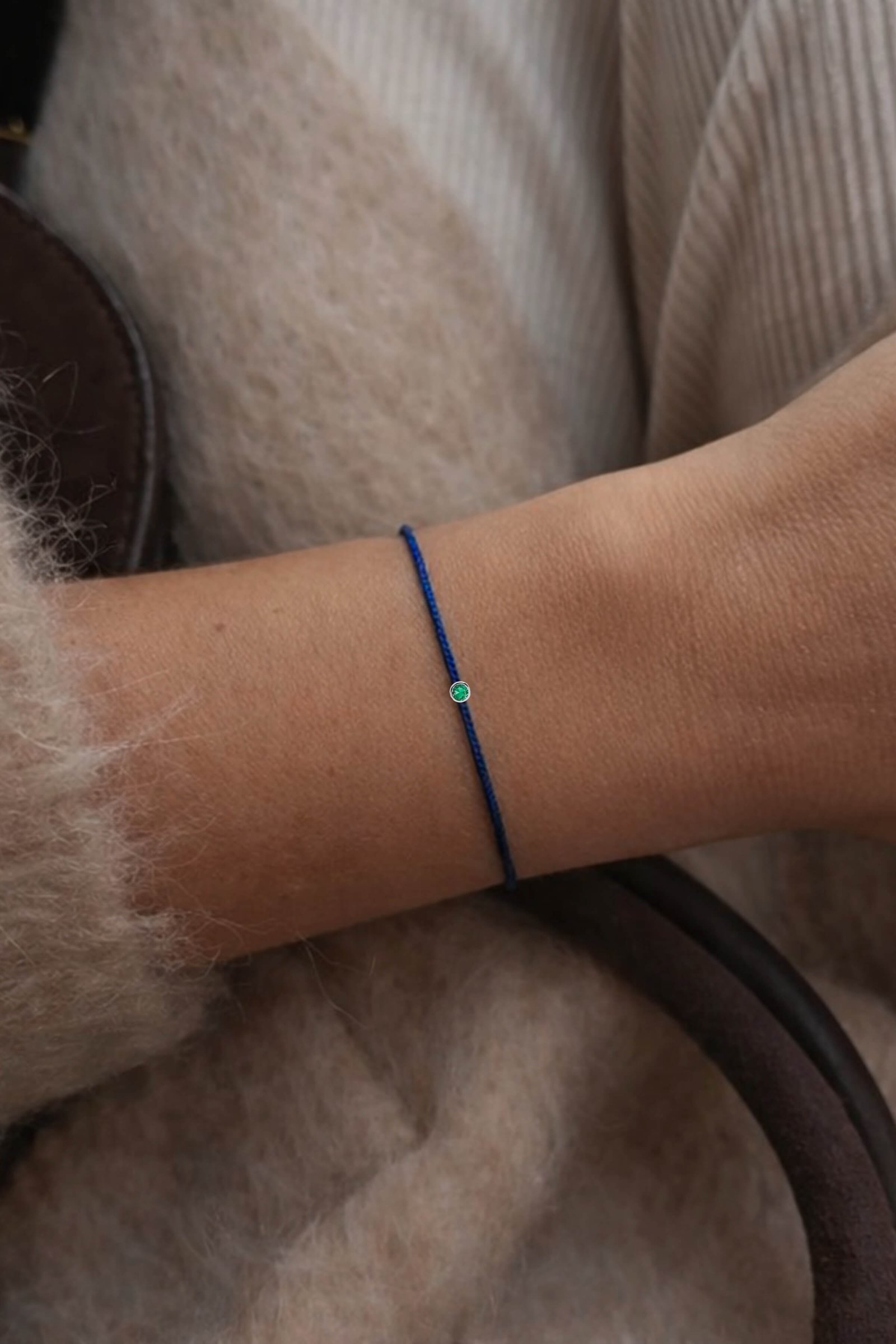 Emerald String Bracelets