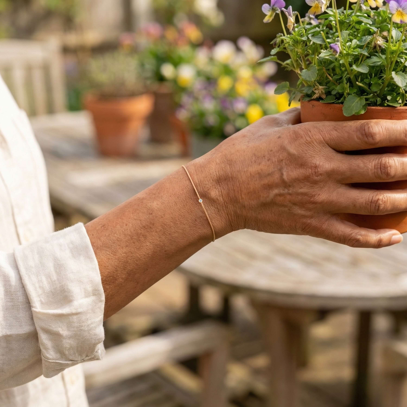 The Diamond String Bracelet