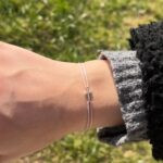 "Cross" Brown Diamond String Bracelet