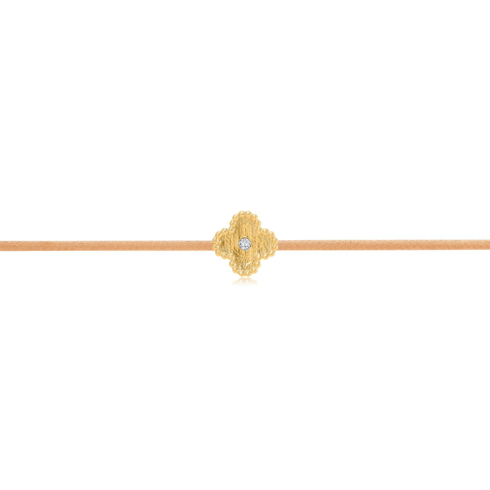 "Clover" Sand Diamond String Bracelet