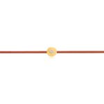 "Dot" Copper Diamond String Bracelet