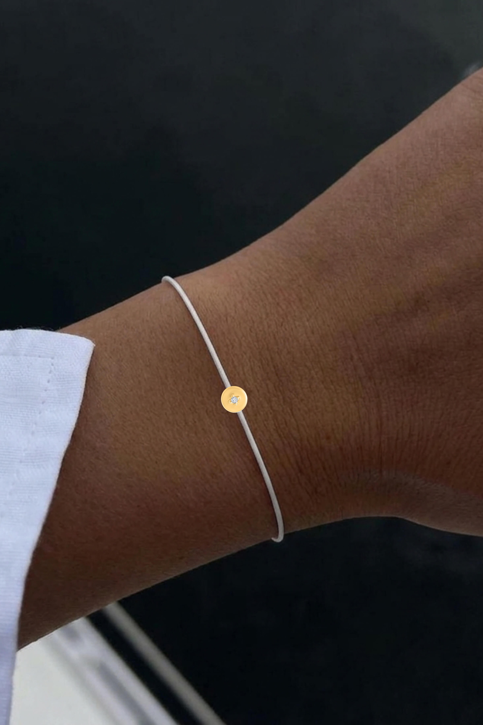 Dot Diamond String Bracelet (1)