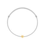 "Dot" Grey Diamond String Bracelet