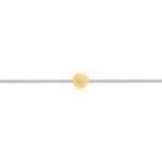 "Dot" Grey Diamond String Bracelet