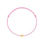 "Dot" Pink Diamond String Bracelet