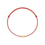 "Dot" Red Diamond String Bracelet