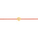 "Dot" Salmon Diamond String Bracelet