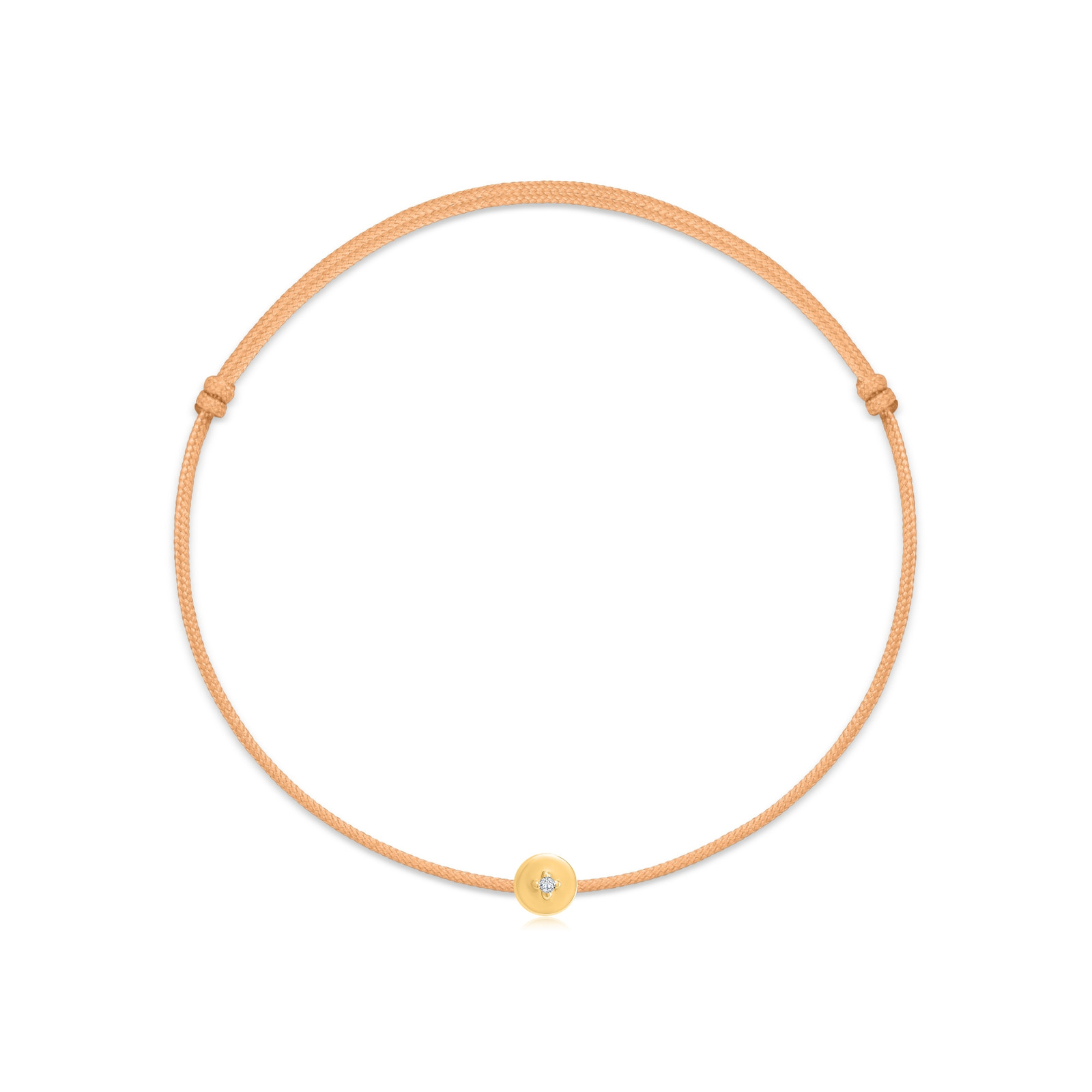 "Dot" Sand Diamond String Bracelet