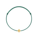 "Clover" Green Diamond String Bracelet