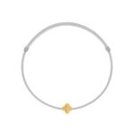"Clover" Grey Diamond String Bracelet