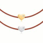 "Heart" Diamond Copper String Bracelet