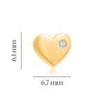 "Bracciale "Cuore" con diamanti neri