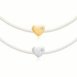 "Bracciale "Cuore" con diamanti bianchi