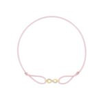 "Infinity" Baby Pink Diamond String Bracelet