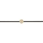 "Pavé" Black Diamond String Bracelet