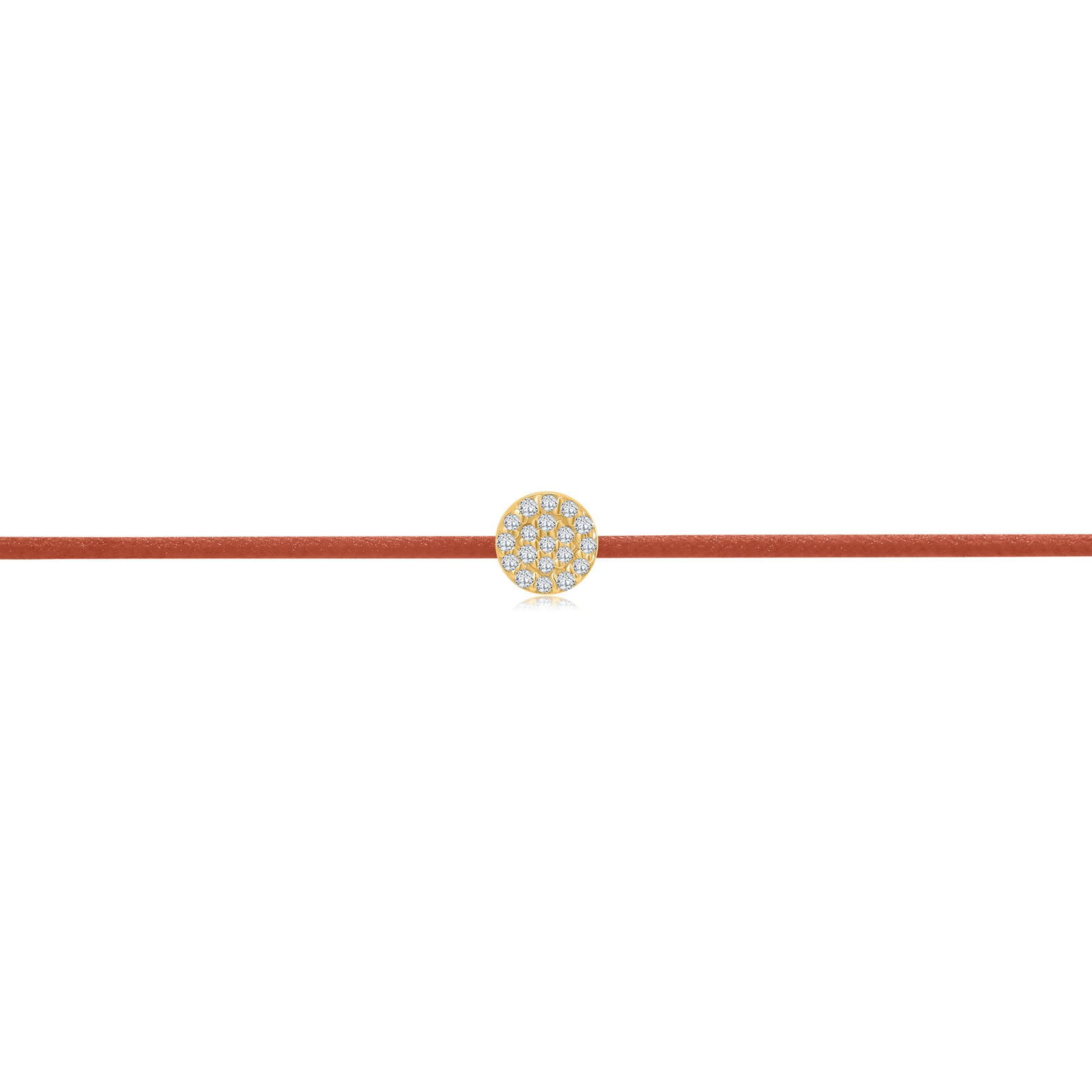 "Pavé" Copper Diamond String Bracelet