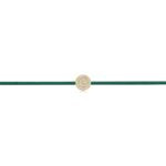 "Pavé" Green Diamond String Bracelet