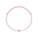 "Pavé" Rosa Diamant-String-Armband