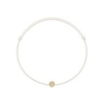 "Pavé" White Diamond String Bracelet