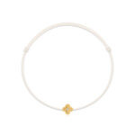 "Clover" White Diamond String Bracelet