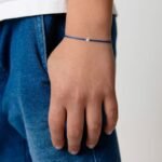 Kid's Blue Diamond String Bracelet