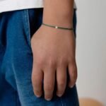 Kid's Green Diamond String Bracelet
