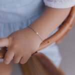 Kid's Grey Diamond String Bracelet