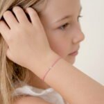 Kid's Pink Diamond String Bracelet