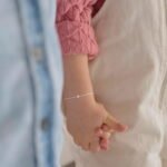 Kid's White Diamond String Bracelet