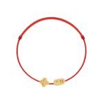 Clover & Plate Diamond String Bracelet