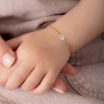 Kid's "Plate" Diamond Sand String Bracelet