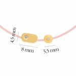 Bracelet à perles en forme de losanges et de points