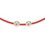 Two-Diamond String Bracelet