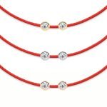 Two-Diamond String Bracelet
