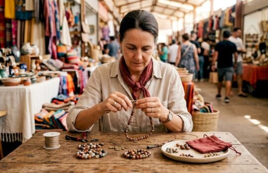 Artisan threading handcrafted talisman bracelet beads